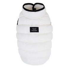 PUPPY ANGEL 寵物Air 3超細纖維棉填充保暖防水背心 OW560, 1個, #2 象牙色