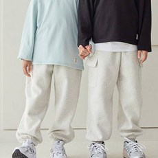 vavkids 兒童大貼布口袋刷毛長褲