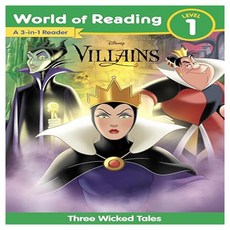 World of Reading Level 1 : Disney Villains 3-Story Bind-Up, Disney Press