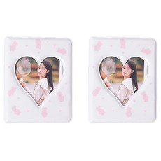 라벤티아 하트 사진 수납북 2p, 타입1, 18매