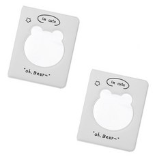 라벤티아 큐티 곰돌이 수납 앨범 2p, 화이트, 16매