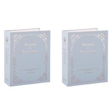 Laventia 高級記憶收納相簿 2入, 藍色, 50張