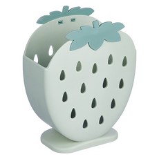 가정용 딸기 수저함, 하늘색, 1개