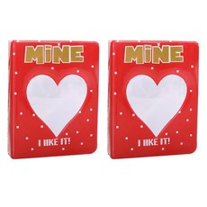 Laventia COLLECT 迷你收納相簿 2入, 紅色, 32張