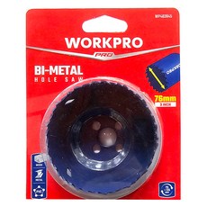 WORKPRO 雙金屬長孔鋸 Saw 76mm WP403045, 1個