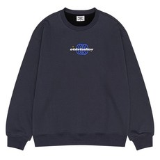 오티디 프리미엄 텐타덤블 기모 오버핏 써클로고 보온 맨투맨 OT31013