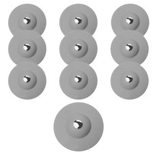 Khohimo 浴缸洗手台排水孔塞 4W358 10入, 灰色