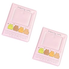 Laventia 貓咪喵喵迷你相簿 2入, 18張, 粉紅色