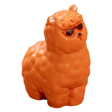 妮娜市集 可愛羊駝迷你公仔 棕色, 1個