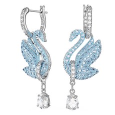 스와로브스키 여성용 스완 로듐 드롭 귀걸이 5660593 +쇼핑백+메시지카드+품질보증서(백화점A/S)