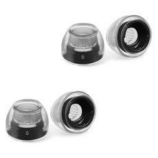 AZLA Buds 3 Pro 水晶替換帽 S 2p, 單一商品, 2個, 煙燻