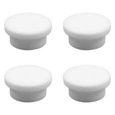 BringN 洗臉盆溢水孔蓋孔塞, 4個, 白色