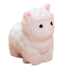 Nina Market 可愛羊駝迷你公仔 白色, 1個