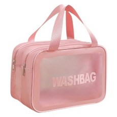 NEWNO 防水洗漱多用袋大號, 1個, 粉色