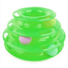 Gaekwacheonsun 貓咪Trido玩具, 1個, 螢光綠