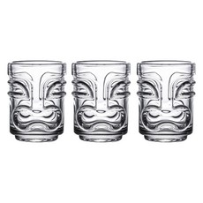 아메리칸로드 미니 티키 스타일 소주잔 50ml RK2260, C타입, 3개