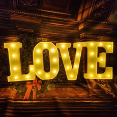 求婚愛心派對燈, 混白色