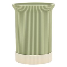 American Road 簡約線條塑膠瀝水餐具筒 RK2265, 綠色, 1個