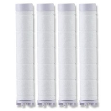 PURESOO 隱藏式廚房水龍頭過濾器替換濾芯, 4個, 無香味