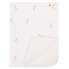 bellement 嬰幼兒用雙面純棉透氣防水墊, 夢幻兔, 1個