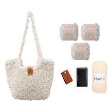 Yarna Nuvole 肩揹包套組, 1套, 1 象牙白(Nuvole), 701(Hazel)