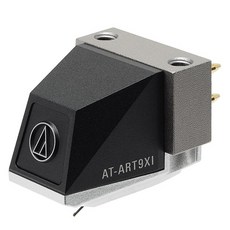 audio-technica 鐵三角 磁力雙動圈MC型參考旗艦唱頭, 黑色/銀色, AT-ART9XI