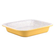 WingPla Signature 方形電磁爐鍋 紐約星空 + 蜜桃黃, 1個, 29cm