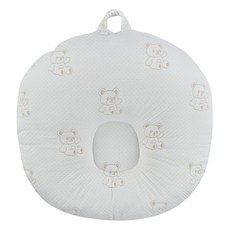 ROTOTO bebe 嬰幼兒用Duralon防溢奶枕 + 枕套組, 活力熊