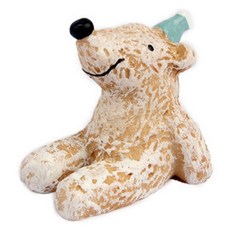 LAVENTIA 感性動物公仔 迷你裝飾 熊, 1個