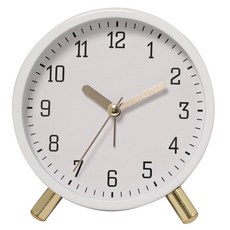 Celliving 靜音現代桌鐘, 白色