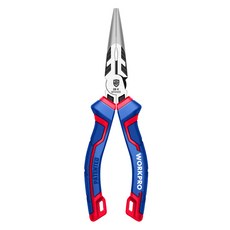 워크프로 CR V 롱 노우즈 플라이어 160mm WP231020, 1개