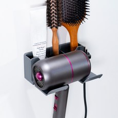 Dareureu 穩固免鑽孔吹風機架, 灰色, 1個