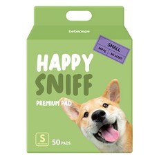 bebepepe Happy Sniff 狗狗尿布墊, 50入, 1個