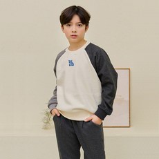 Uravi 兒童刺繡刷毛運動衫上下套裝