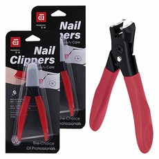 Heyjoy 指甲鉗 專業用指甲鉗, 2個, 紅色