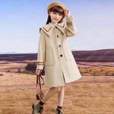 Bebemong Story 女童大翻領外套