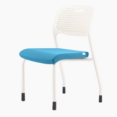 생활지음 큐비에어 글라이드 학생 의자, 블루