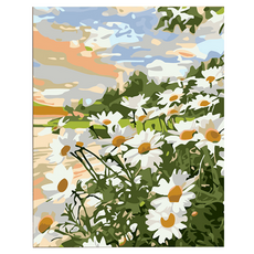 特別商店 油畫 DIY繪畫套組 30 x 40 cm, 1套, 雛菊