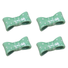 Rina Blue 陶瓷蝴蝶結筷架, 薄荷綠, 4個