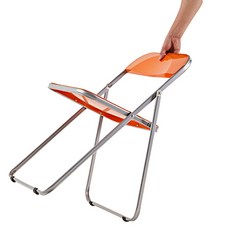 16피스 TZD 인테리어 까페 접의식 의자, Orange, 2개