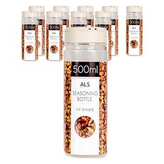 LivingFamily 三格調味罐, 500ml, 10個