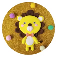 크리에이티브조이 어르신용 점토 캐릭터 만들기 칼라클레이, 세트5, 100g, 1세트