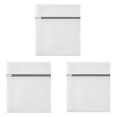 前程似錦 拉鍊洗衣袋 XL, 灰色, 3個