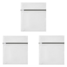 前程似錦 拉鍊洗衣袋 L, 灰色, 3個