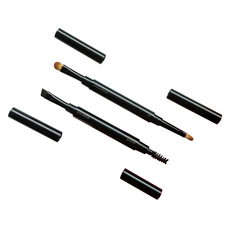 La Medi 唇刷眼影刷眉刷兩用螺旋刷具 2件組, 1個, 混合色