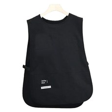 Sea of B 防水多口袋圍裙, 黑色, 1個