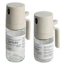 아르딘 마망 원 터치 오일 건 스프레이 화이트 180ml + 250ml 세트, 1세트