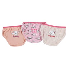 ROTOTO bebe 女童莫代爾內褲3件組