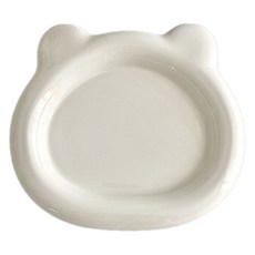 Parajuni 小熊白色甜點陶瓷盤 RG960, 熊, 1個