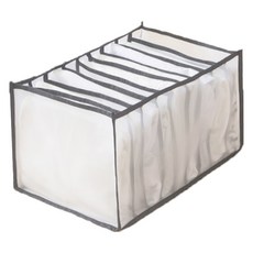 withWIN 칸칸이 의류 파티션수납함 대형, 그레이, 1개